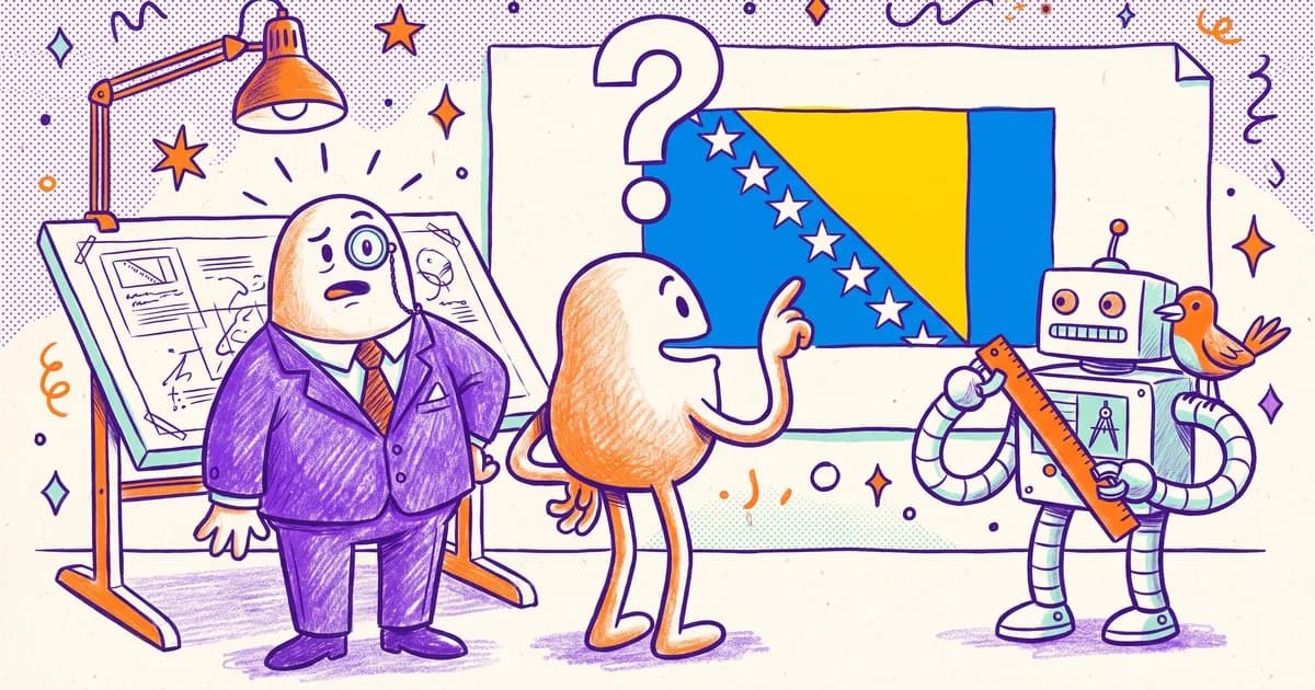 The Flag Nobody Chose: How a Spanish Diplomat Designed Bosnia and Herzegovina's Flag