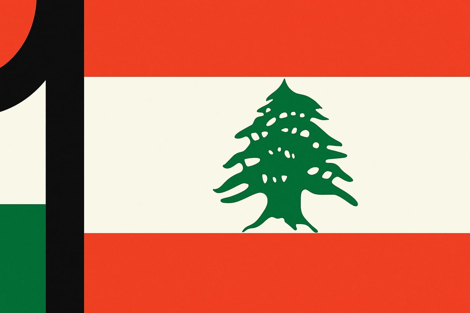 The Tree That Holds Up a Nation: Lebanon's Cedar and the Surprisingly Rare Tradition of Putting Plants on Flags