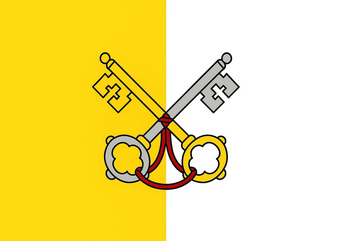 The Vatican's Crossed Keys: How the World's Smallest State Flies the Most Theologically Loaded Flag