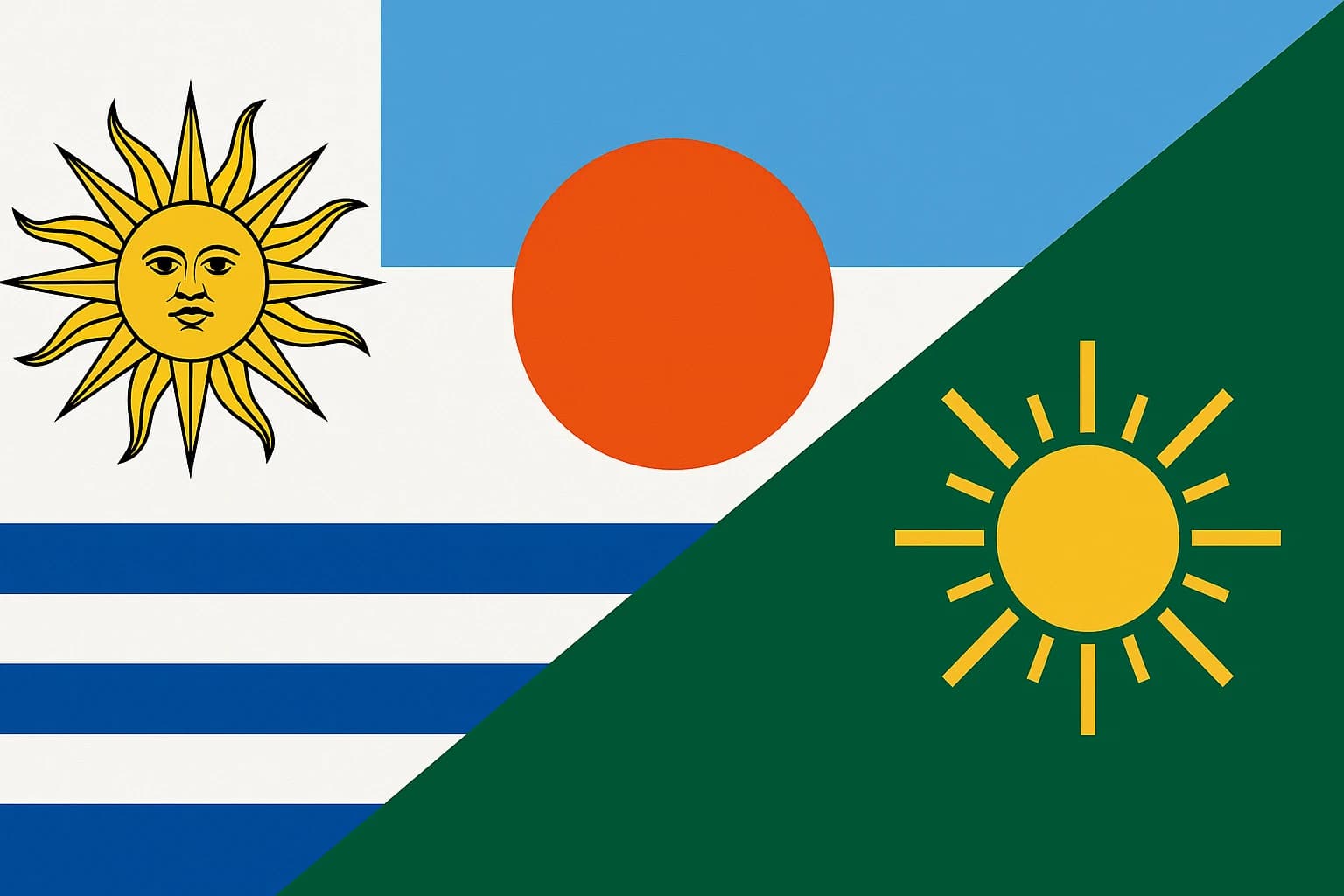 The Sun That Never Sets on Flags: Why Argentina, Uruguay, and Bangladesh All Looked to the Sky — and Meant Completely Different Things