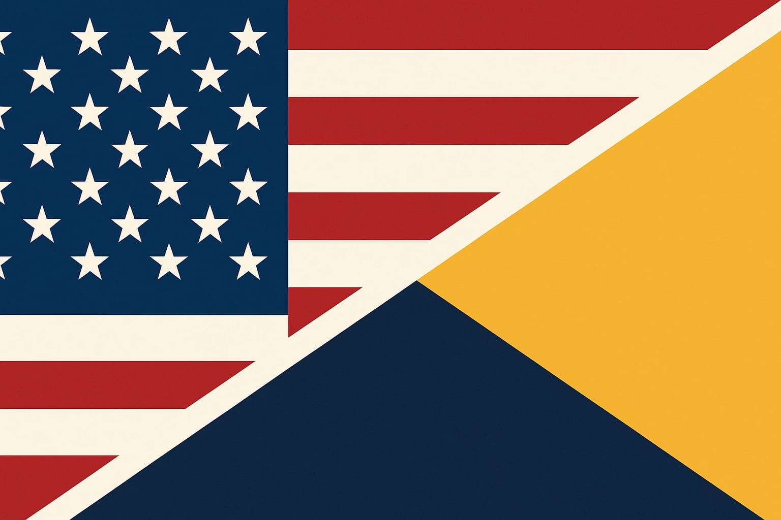 The Diagonal Divide: Why Some Flags Cut Themselves in Half at an Angle, and Why It Matters