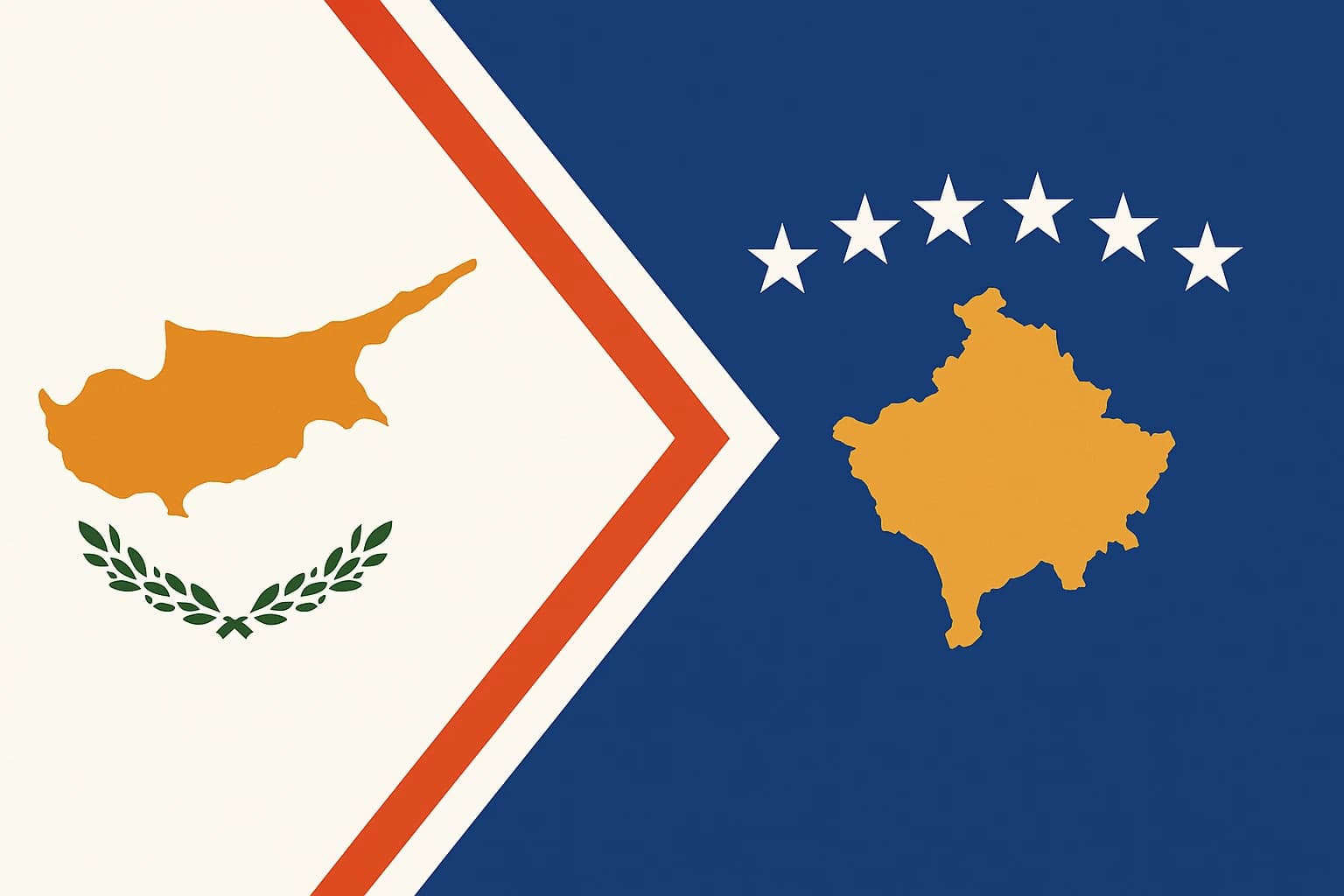 The Map That Became a Flag: Why Cyprus and Kosovo Put Their Own Borders on Their Banners — and What That Desperate Move Reveals