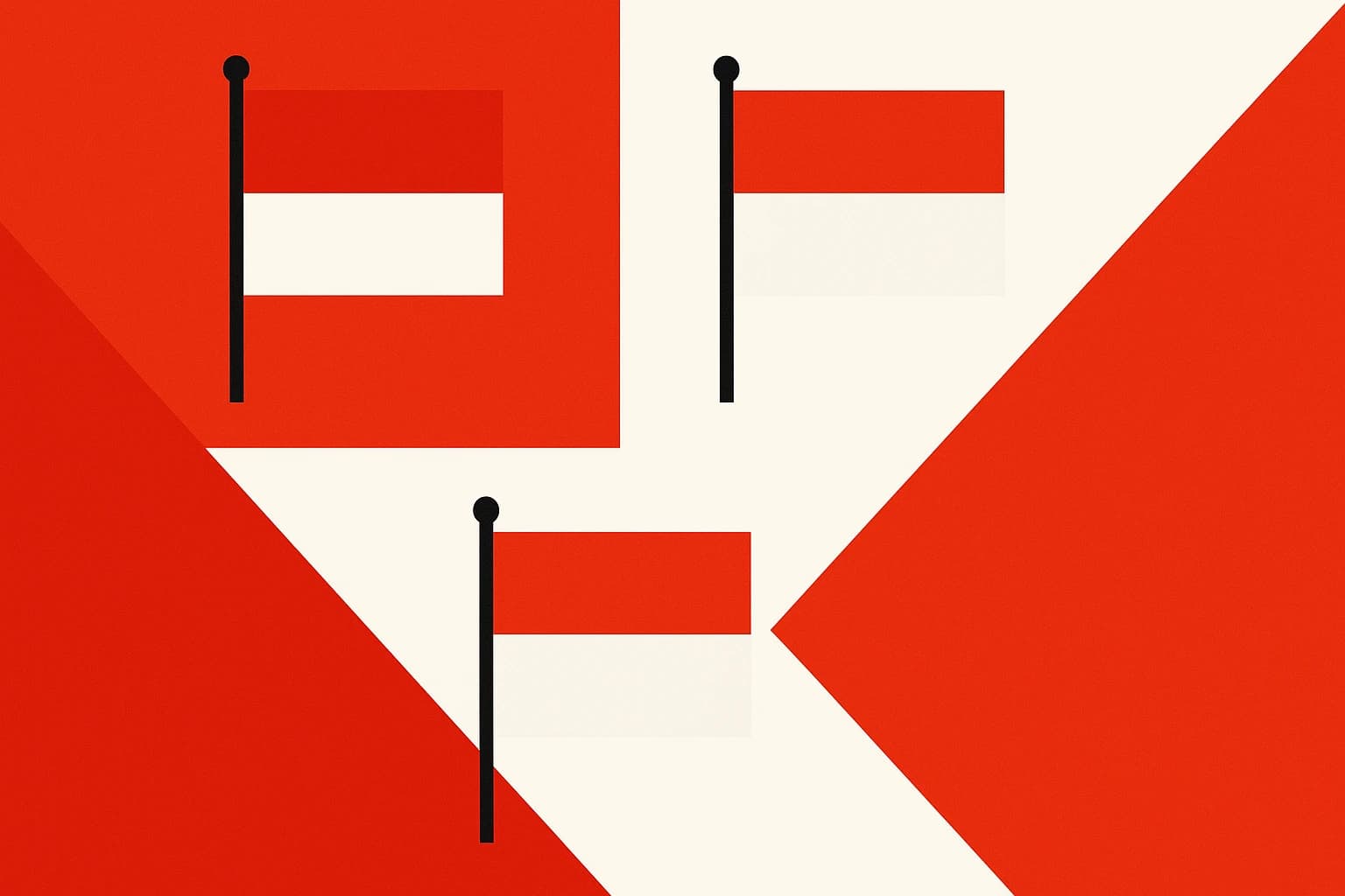 Red Over White: How Indonesia, Monaco, and Poland Ended Up Fighting Over the Same Flag
