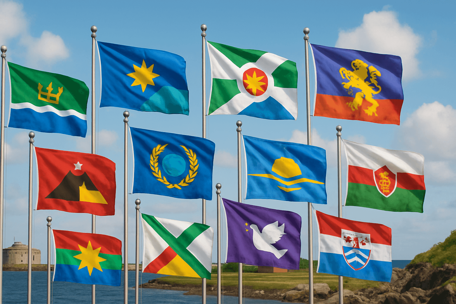 Micronation Flags: Real Designs from Imaginary Countries