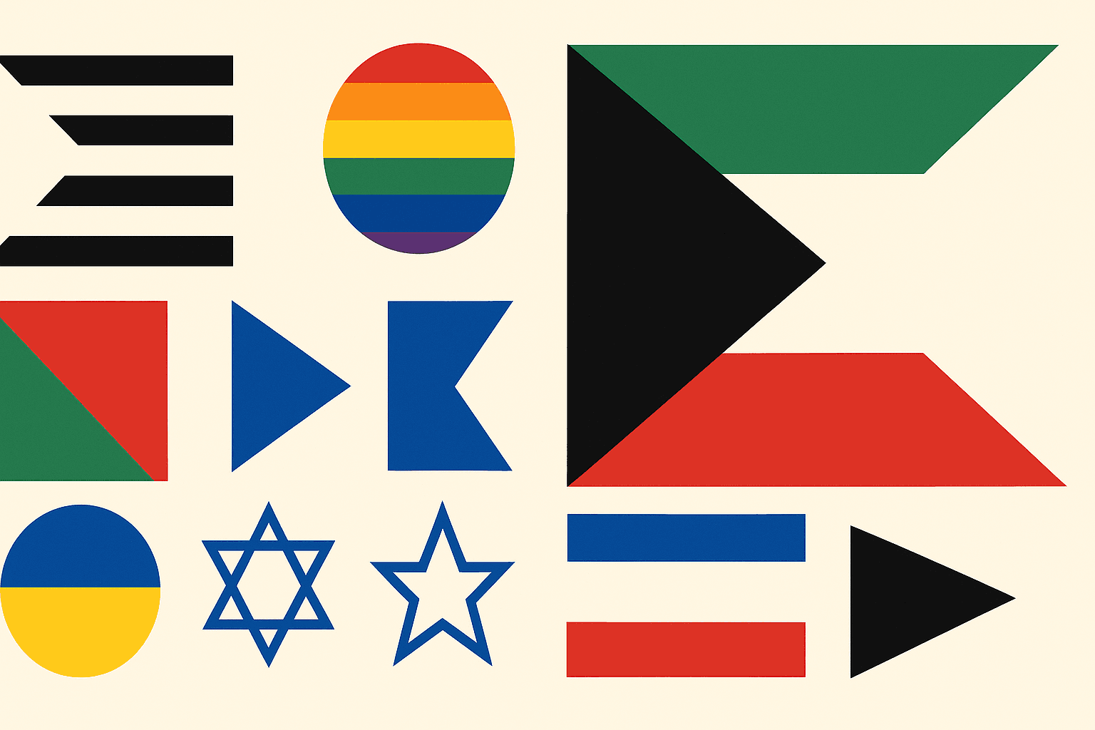 Flags of Diversity: Unique Symbols and National Identities