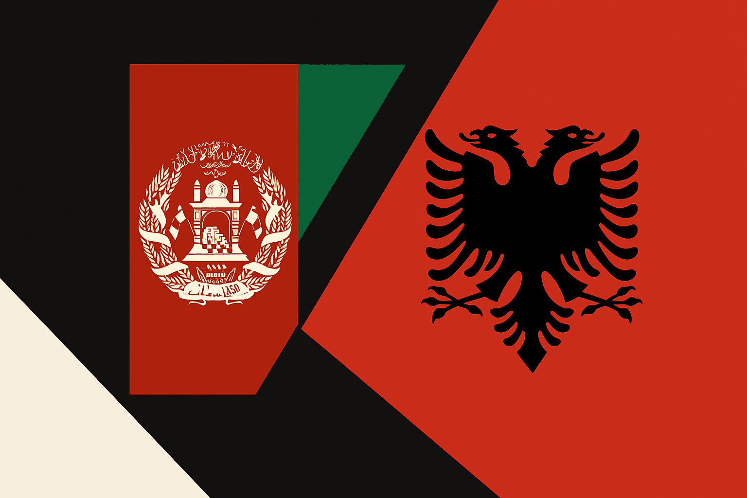 The Flags of Afghanistan and Albania: A Tale of Two Nations