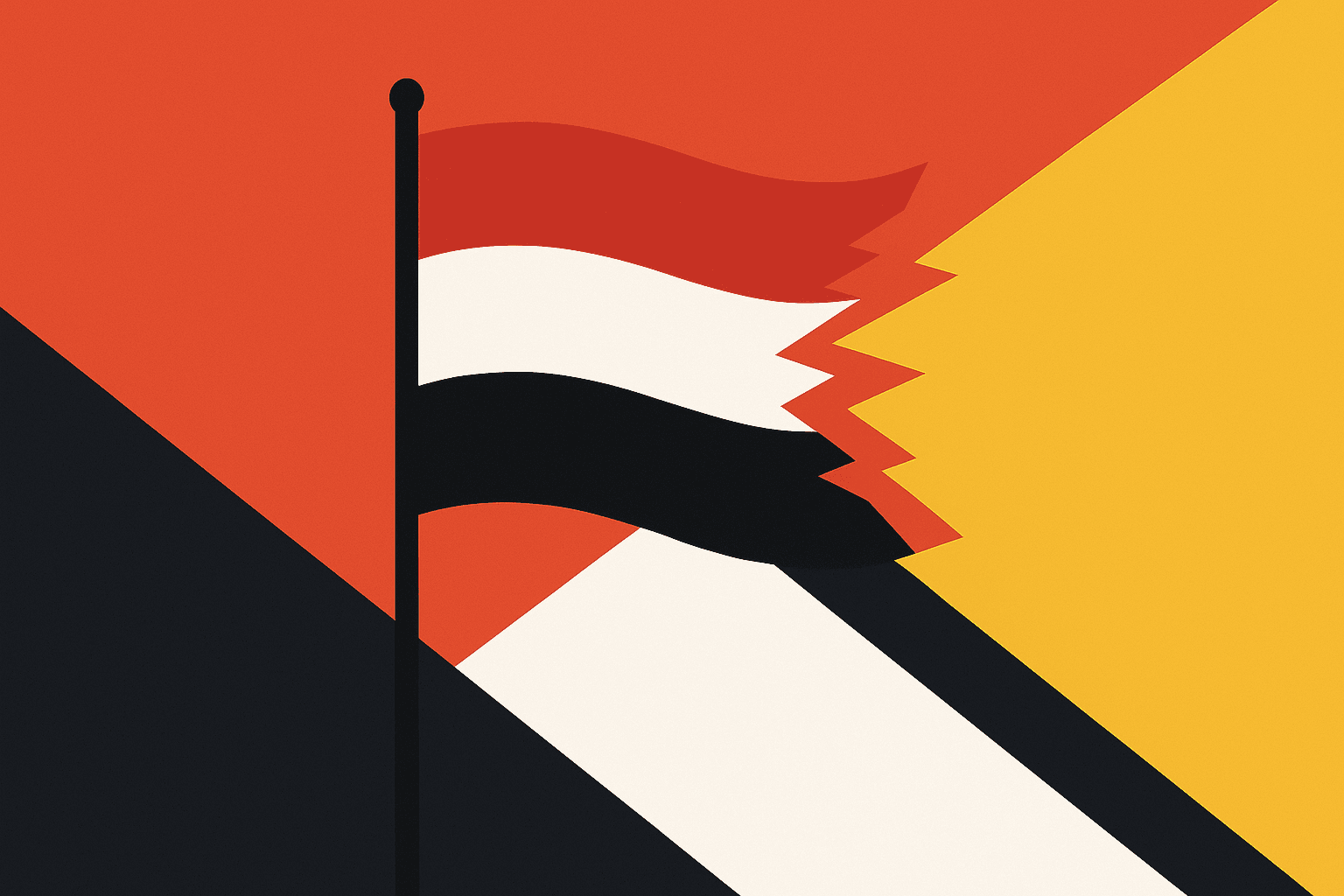 The Flags of Conflict: Symbolism in Battle-Torn Nations