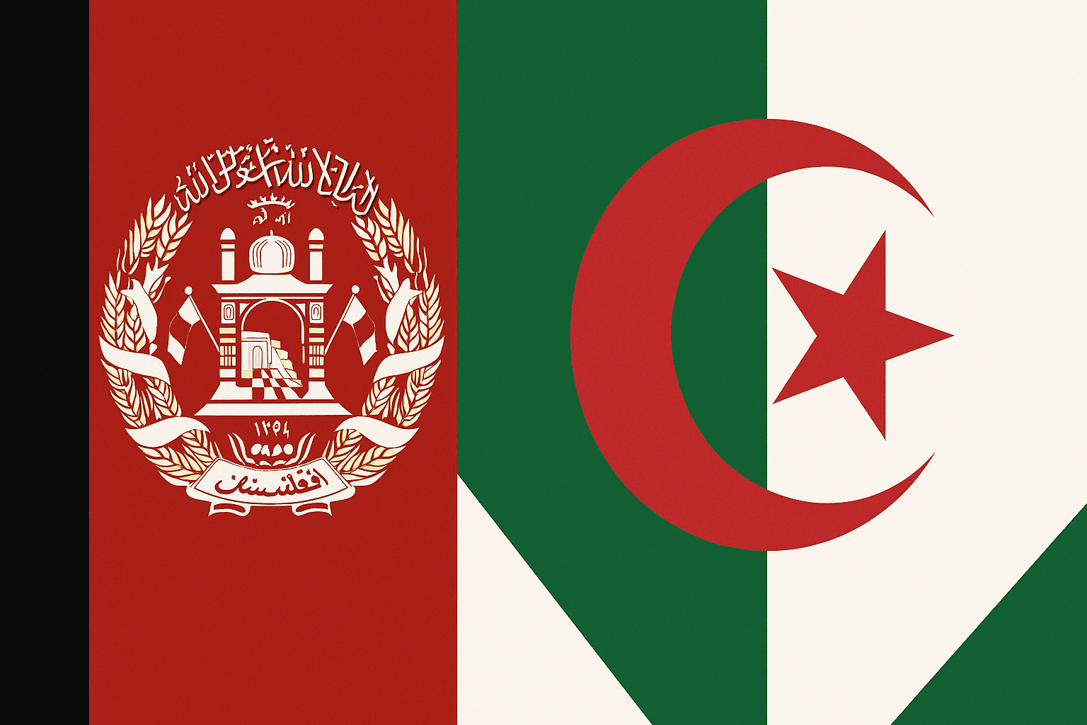 The Hidden Stories of Flags: Unveiling Cultural Symbols in the Flags of Afghanistan and Algeria
