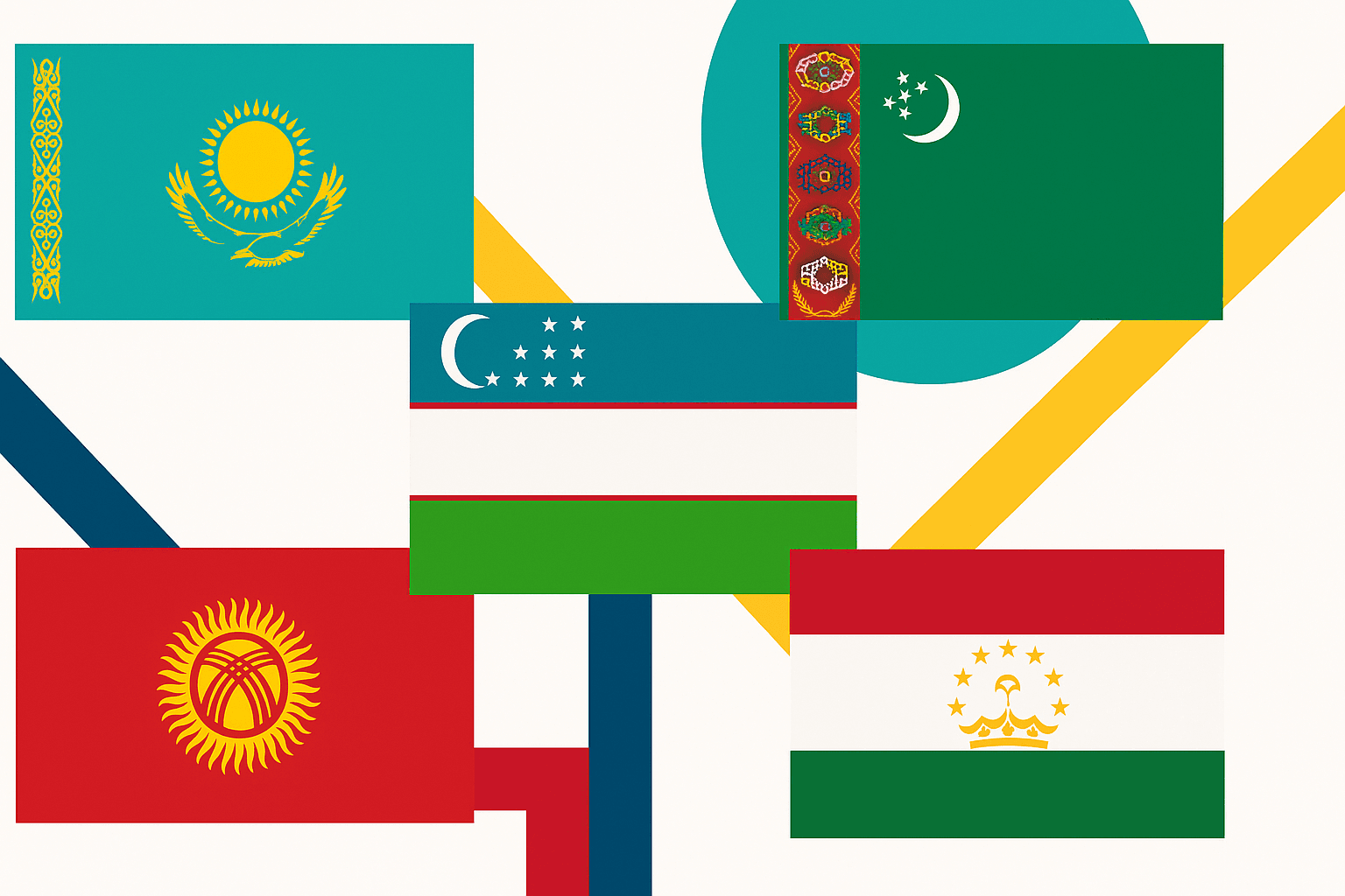 The Ties That Bind: Exploring the Flags of Central Asia and Their Historical Connections