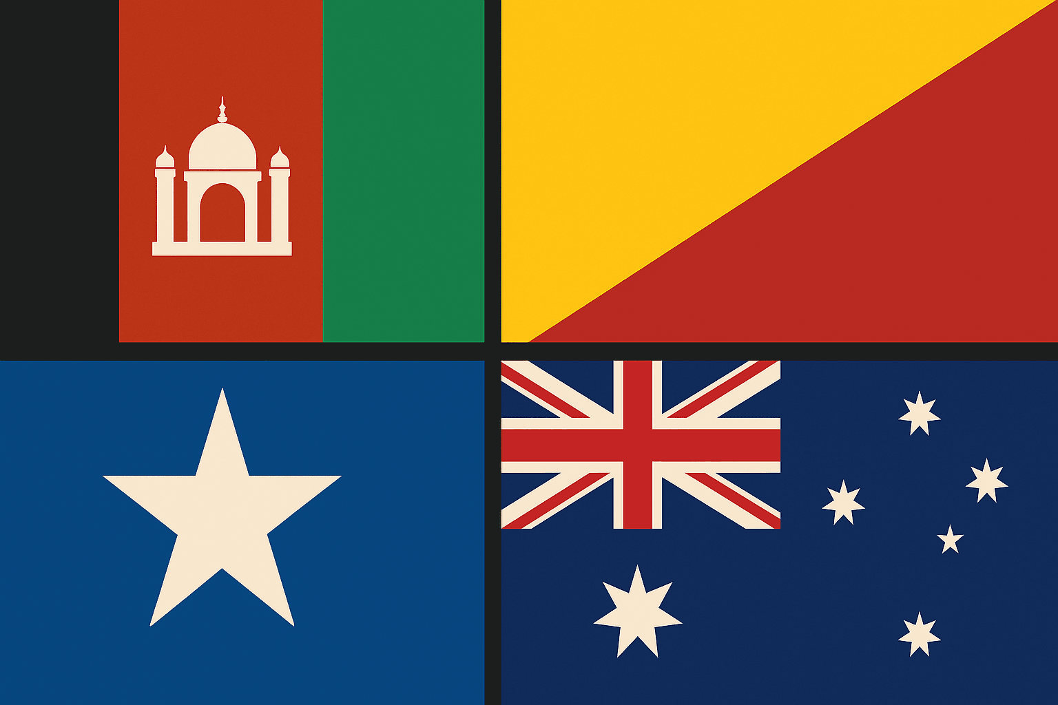 Flag Design Through the Ages: Lessons from Afghanistan to Australia