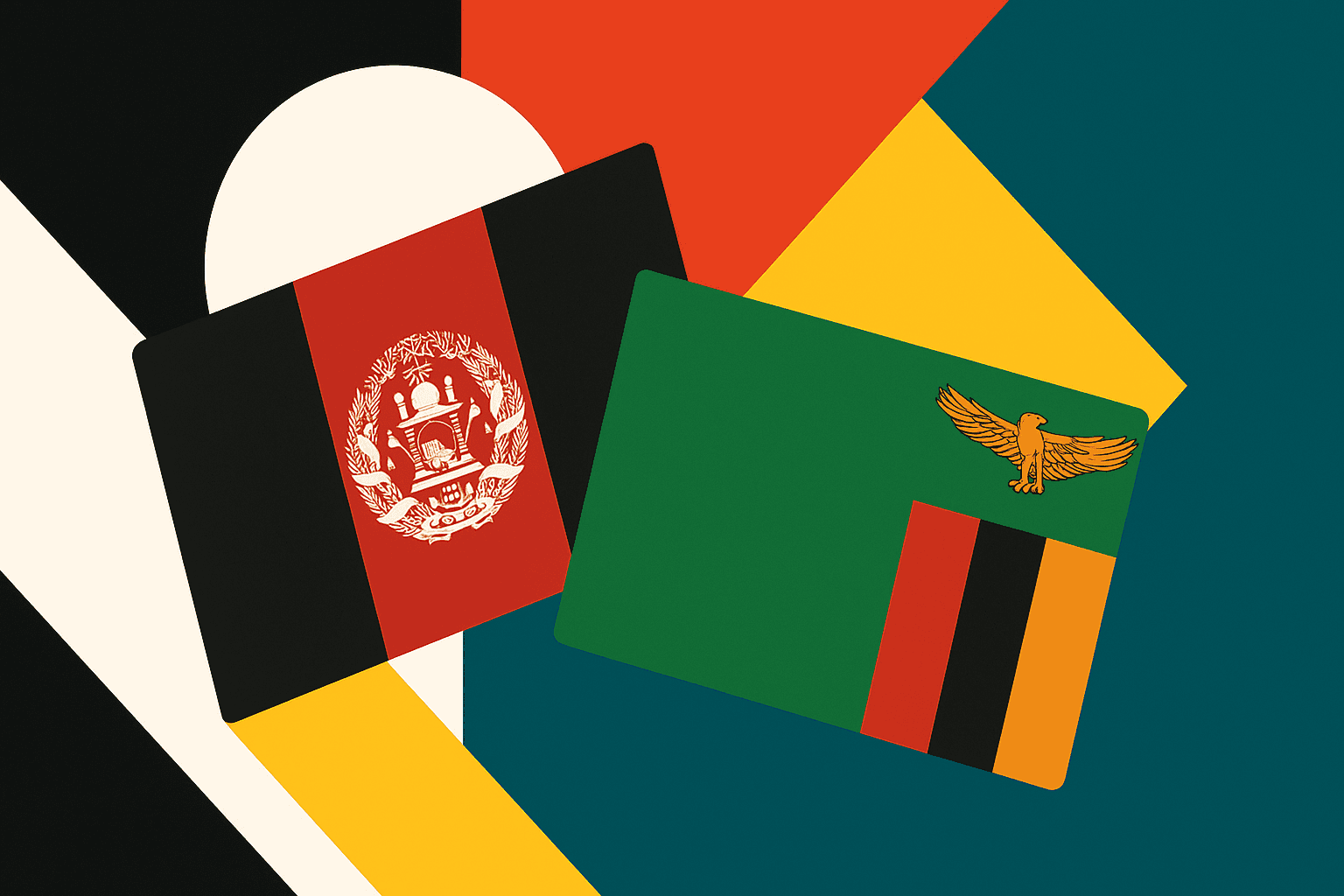 The Flags of Resilience: Stories from Afghanistan to Zambia