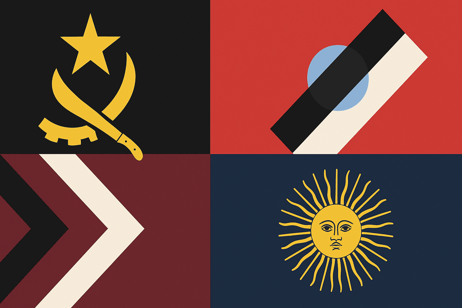 The Flags of Friendship: Exploring Diplomatic Symbols from Angola to Argentina