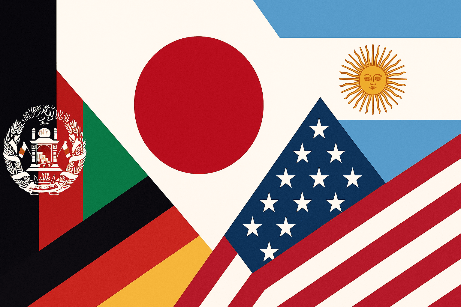The Flags of Unity: Exploring Symbols of National Cohesion from Afghanistan to Argentina