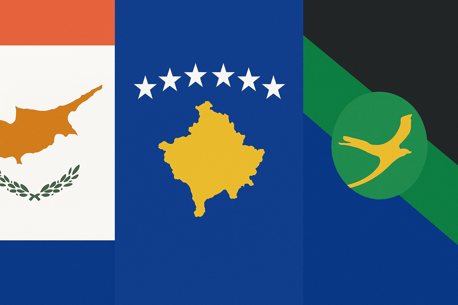 Maps on Flags: Why Cyprus, Kosovo, and Christmas Island Put Their Geography Front and Center