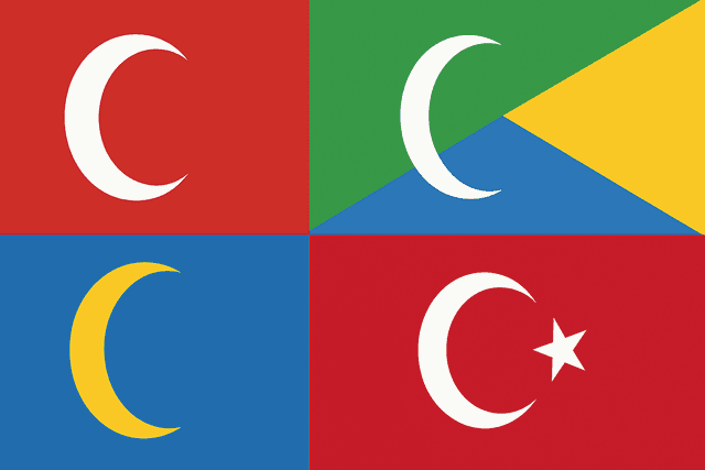 Four Crescents, Four Stories: How Azerbaijan, Comoros, Palau, and Turkey Use the Moon to Mean Completely Different Things