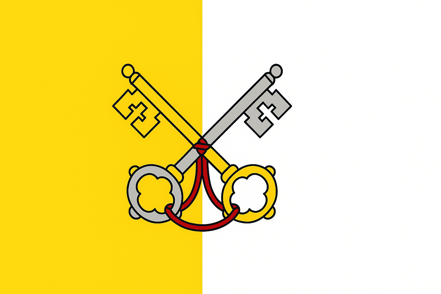 The Vatican's Crossed Keys: How the World's Smallest State Flies the Most Theologically Loaded Flag