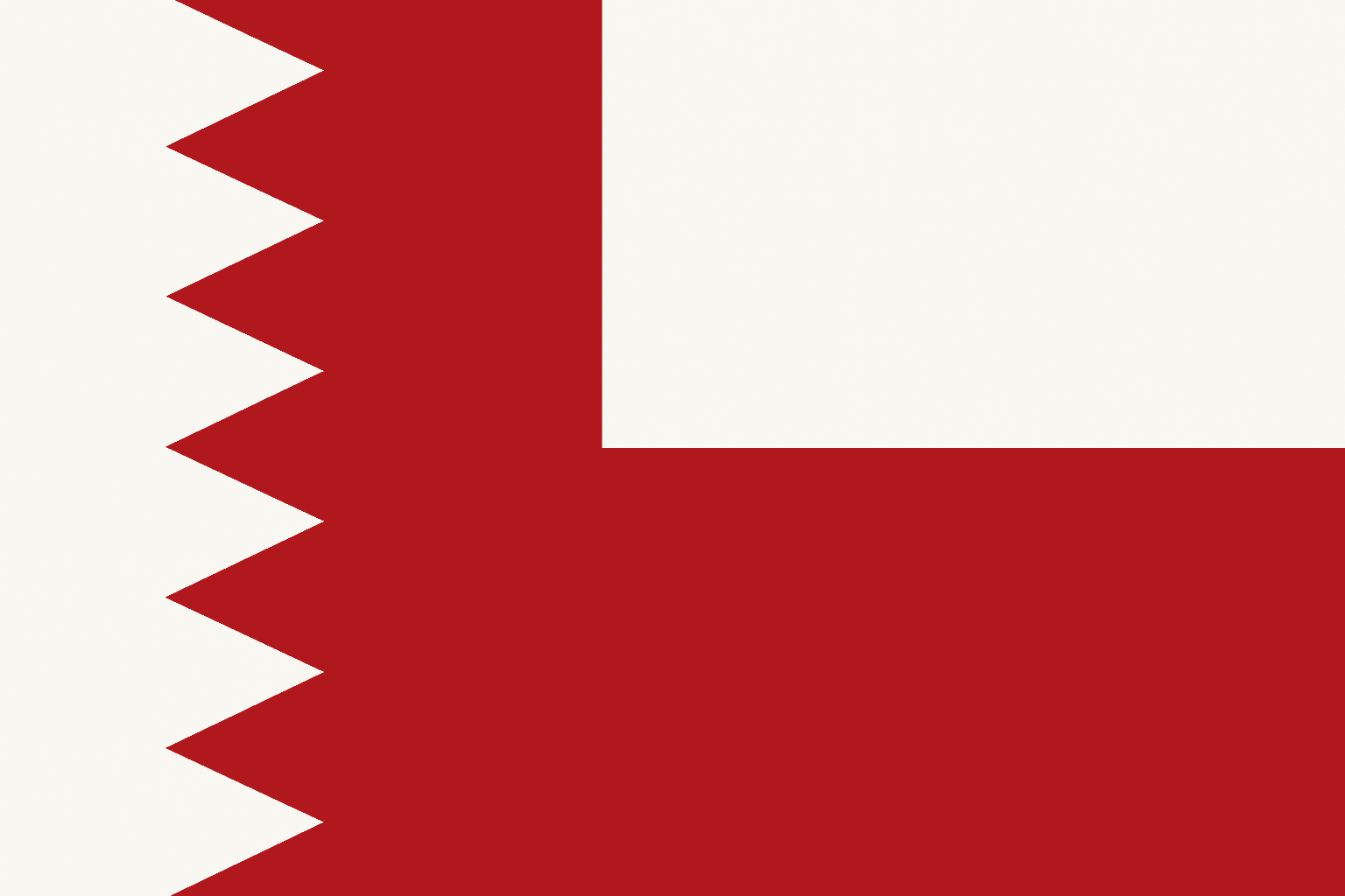 The Serrated Edge: Why Bahrain and Qatar Chose Zigzag Lines While Every Other Nation Drew Straight Ones