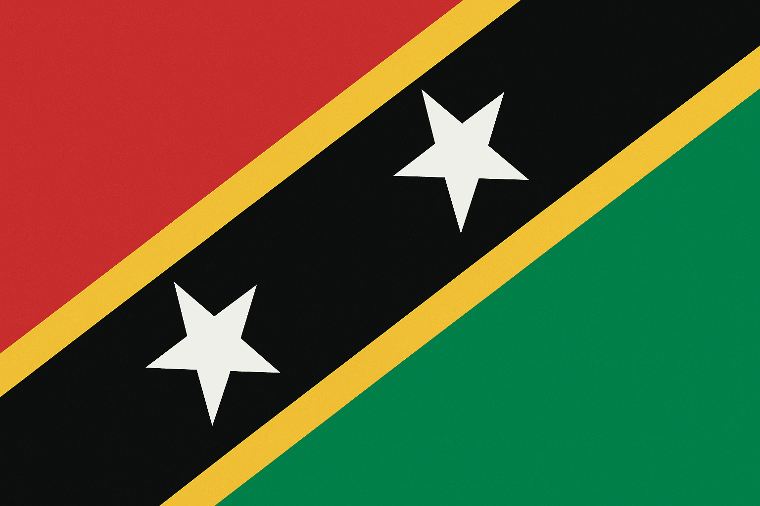 The Diagonal That Changed Everything: How Saint Kitts and Nevis Turned a Simple Black Stripe Into a Masterclass in Flag Geometry