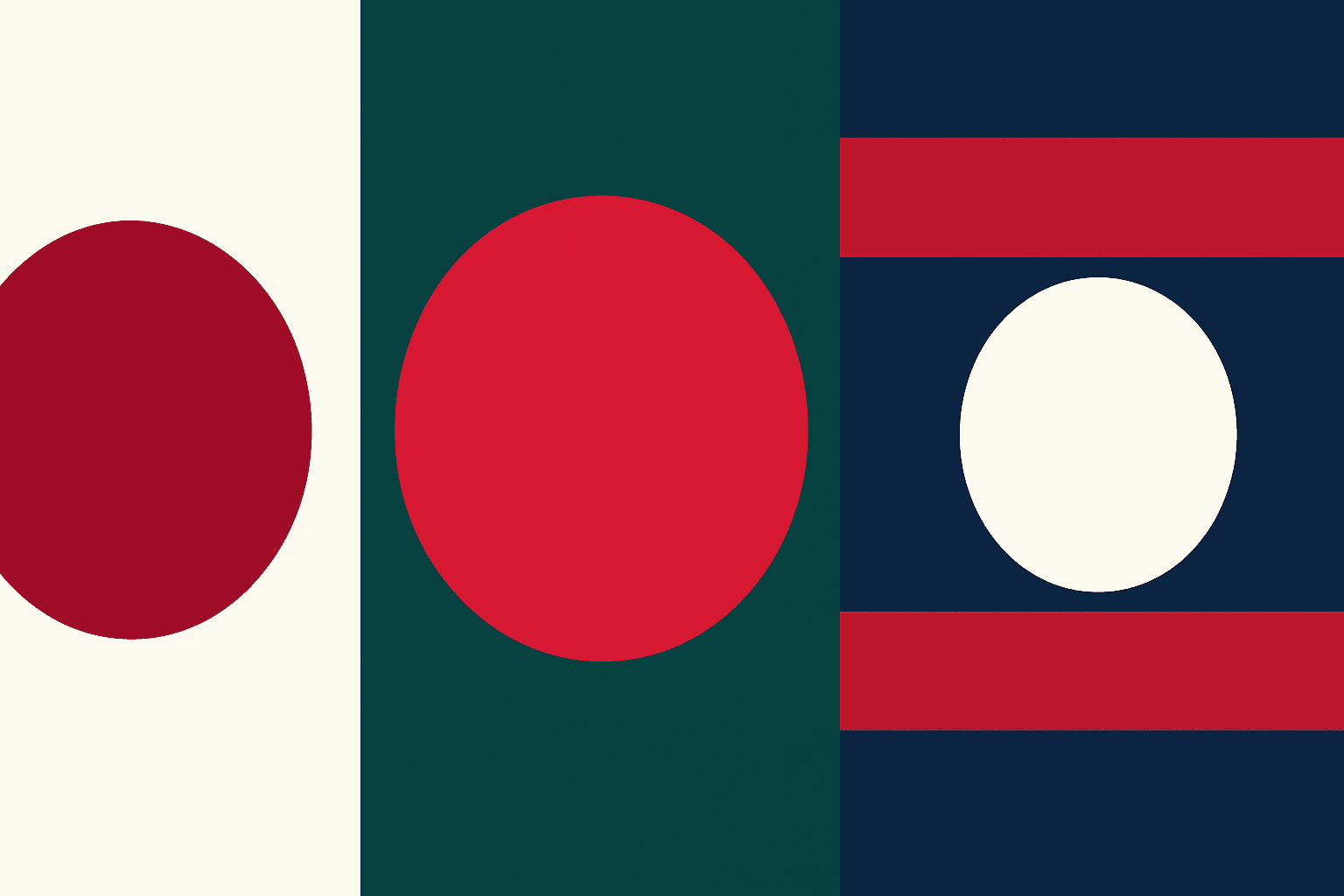 The Circle That Carries a Nation: How Japan, Bangladesh, and Laos Each Loaded a Simple Disc With Completely Different Meaning