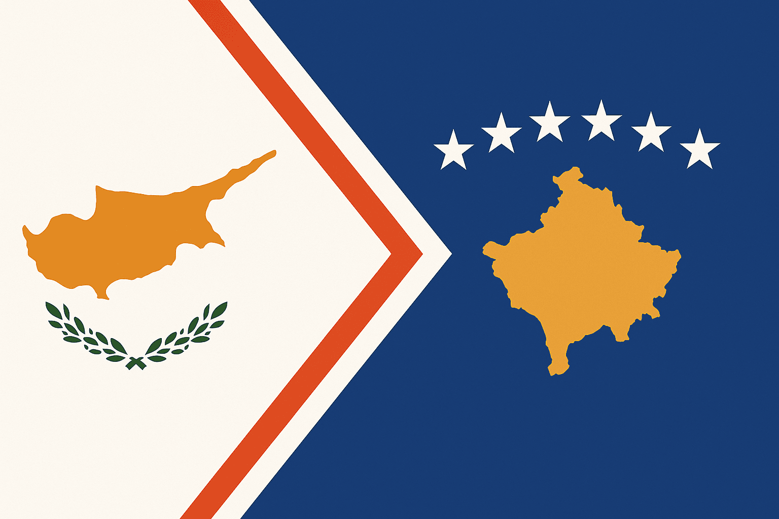 The Map That Became a Flag: Why Cyprus and Kosovo Put Their Own Borders on Their Banners — and What That Desperate Move Reveals