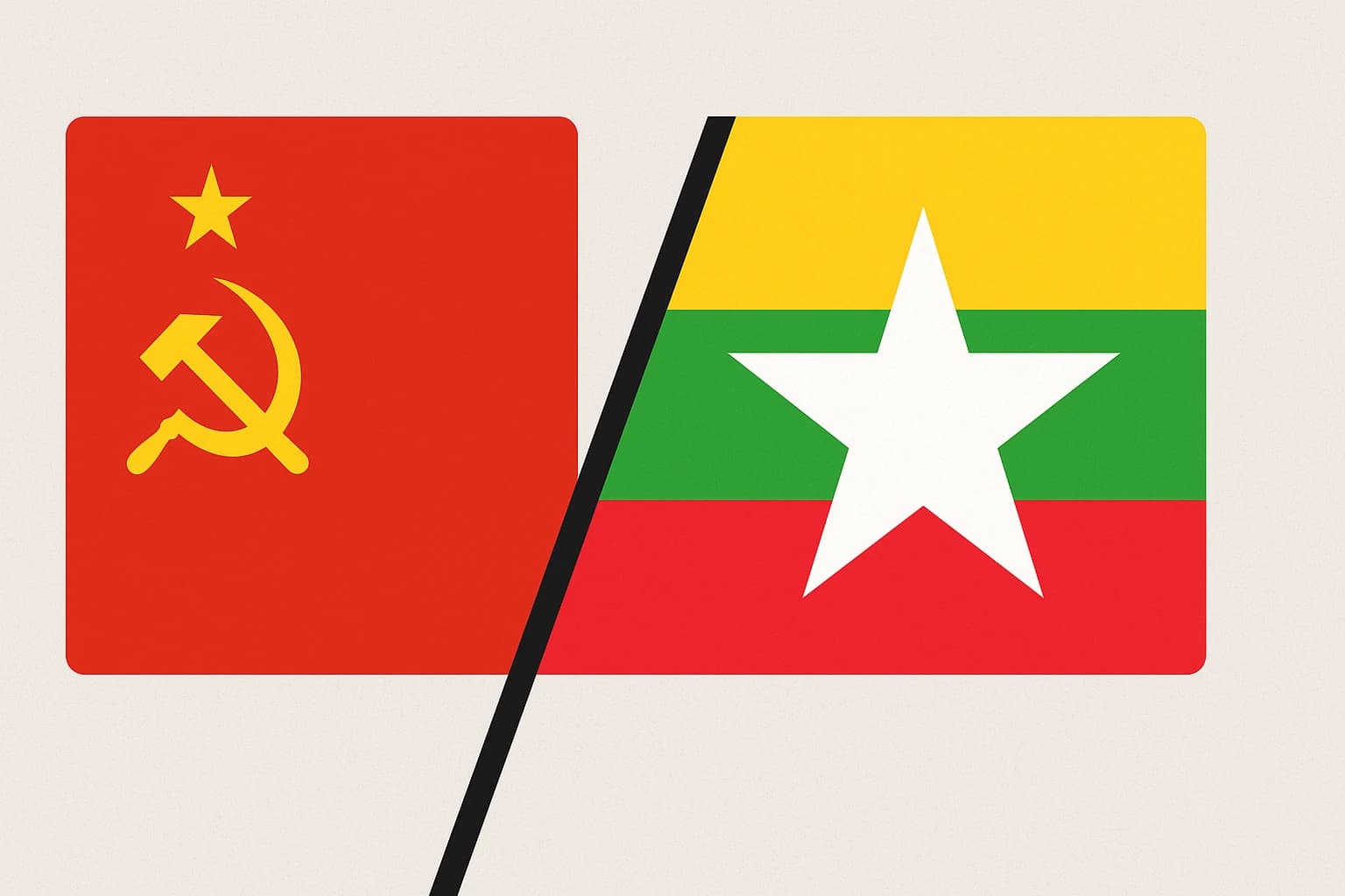 One Nation, Two Flags: How Myanmar's 2010 Redesign Erased a Socialist Past Overnight