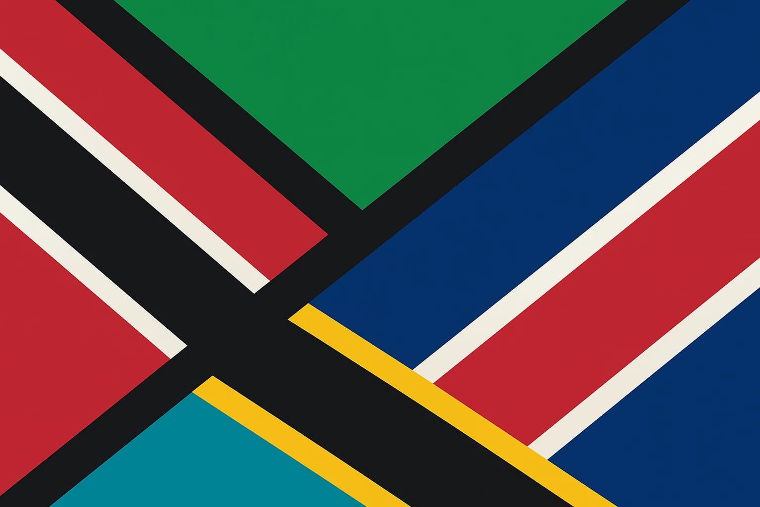 The Diagonal That Refuses to Be Ignored: What Trinidad, Tanzania, and Namibia's Bold Stripes Are Really Saying