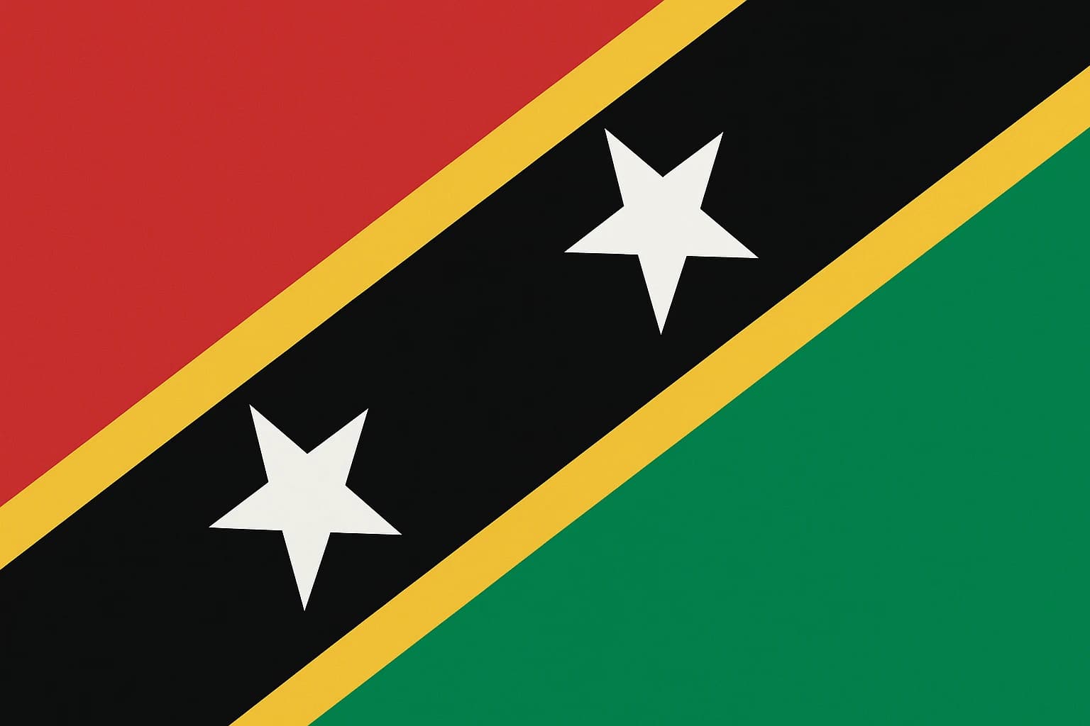 The Diagonal That Changed Everything: How Saint Kitts and Nevis Turned a Simple Black Stripe Into a Masterclass in Flag Geometry