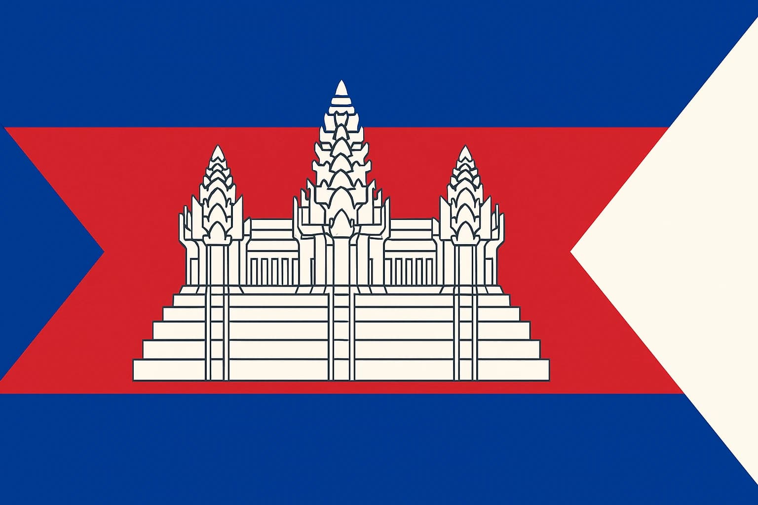 The Lotus, the Angkor, and the Nation: Why Cambodia Put a Building on Its Flag and Never Took It Off