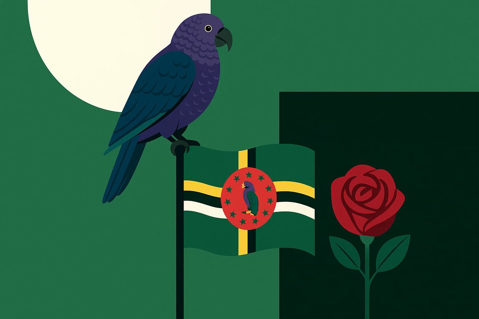 The Parrot, the Sisserou, and the Rose: How Dominica Put a Rare Bird on Its Flag, and What It Cost