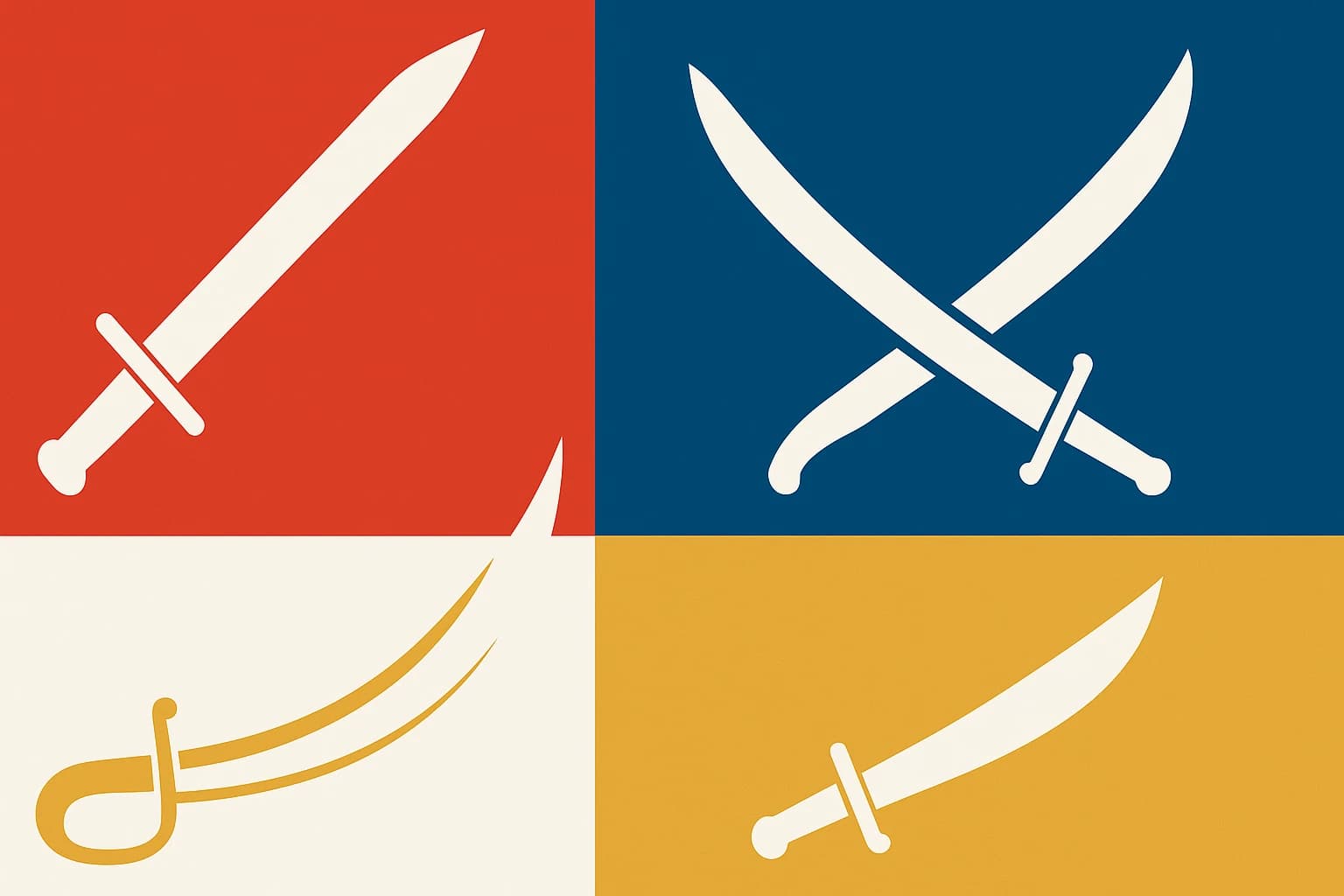 Swords, Sabers, and Shamshirs: Why Some Nations Put Bladed Weapons on Their Flags—and Others Took Them Off