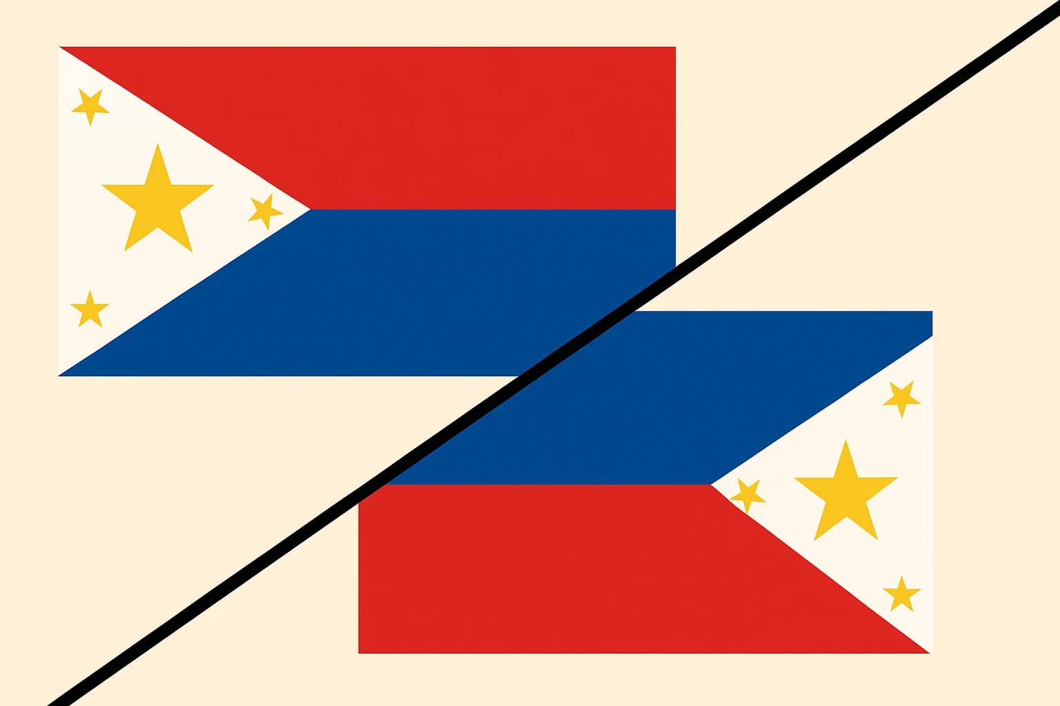 The Flag That Flips for War: How the Philippines Built a Distress Signal Into Its National Banner