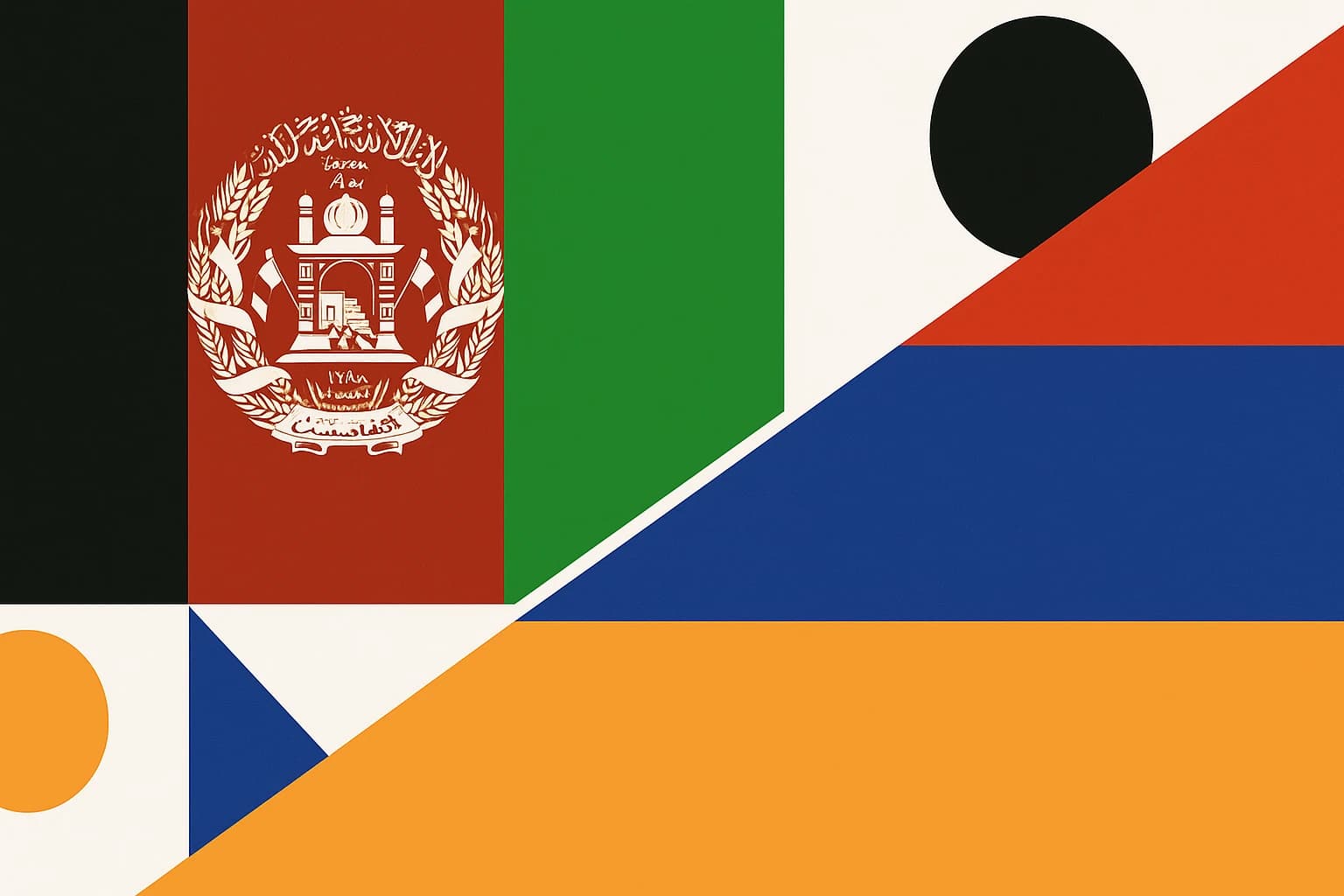 From Symbols to Stories: The Narrative Behind the Flags of Afghanistan and Armenia