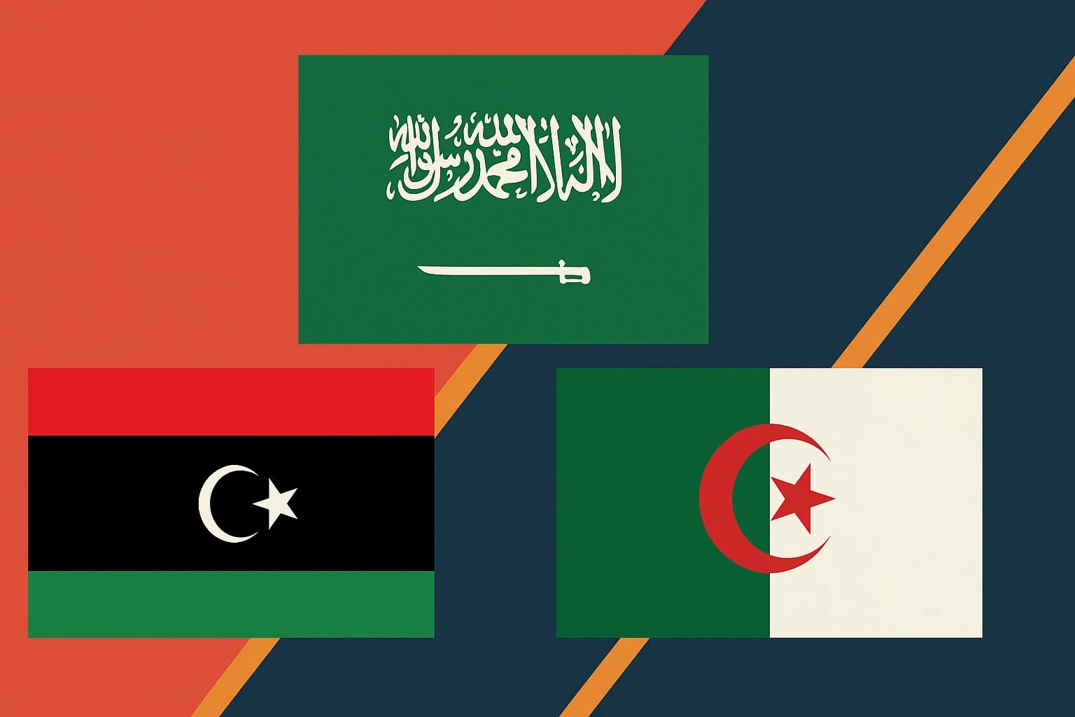 Guilty by Association: How Libya, Saudi Arabia, and Algeria Put Sacred Text on Their Flags — and Why Almost No One Else Dared