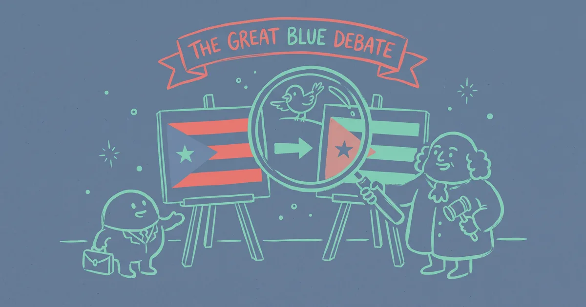 Puerto Rico's Flag Was Once Evidence in Court. Now the Fight Is Over Its Blue.