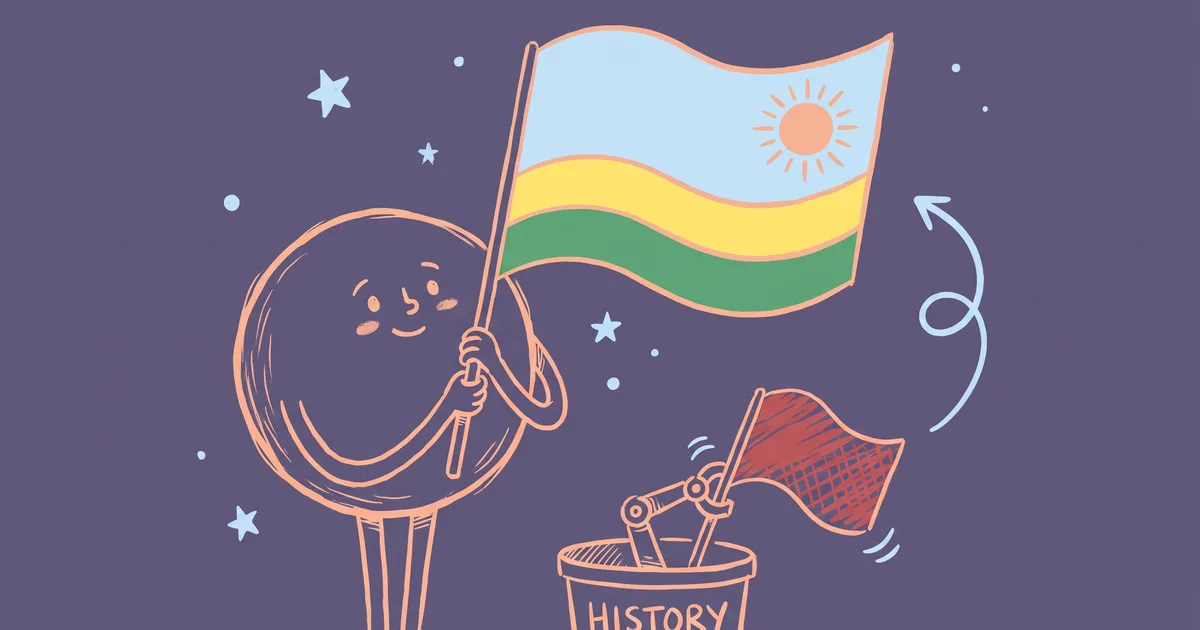 Why Rwanda's New Flag Has No Red: The Flag It Announced in 1999 and Never Raised