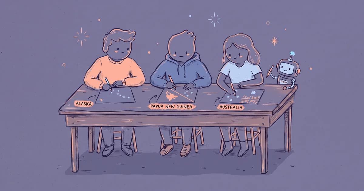 Drawn at a School Desk: The Teenagers Behind the Flags of Alaska, Papua New Guinea and Australia