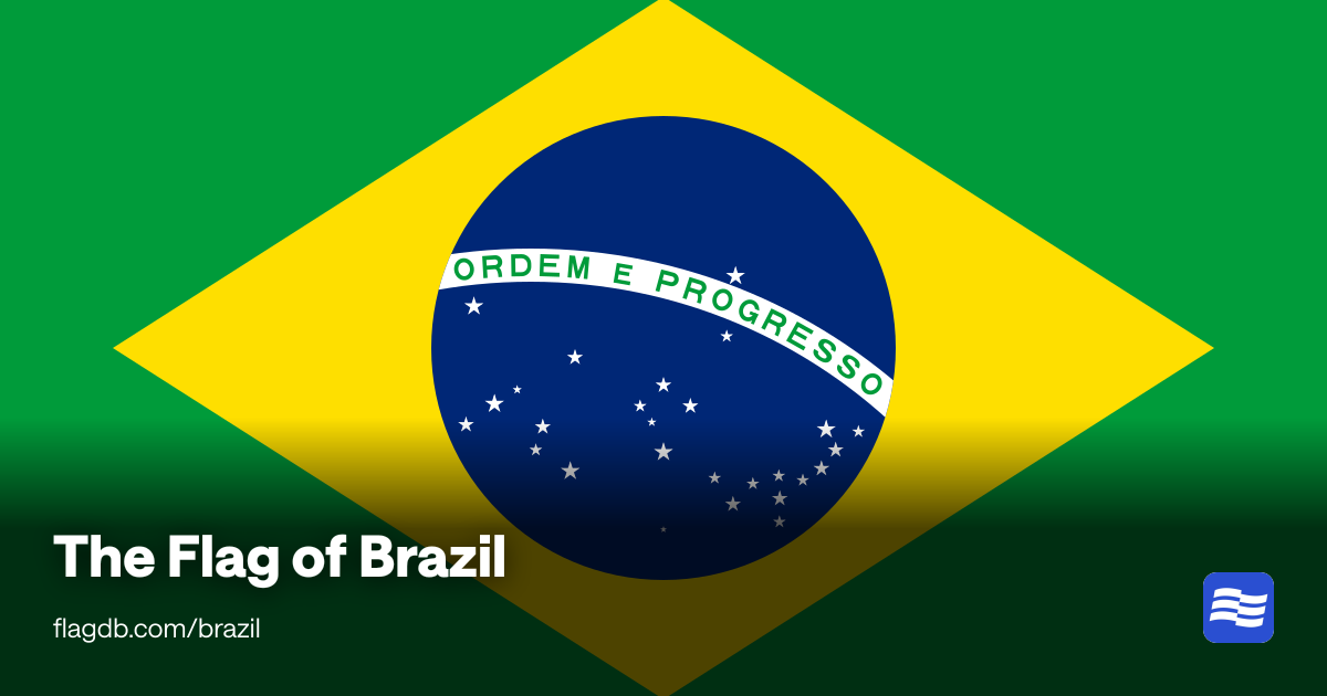 The Flag of Brazil - FlagDB - The Flag Database