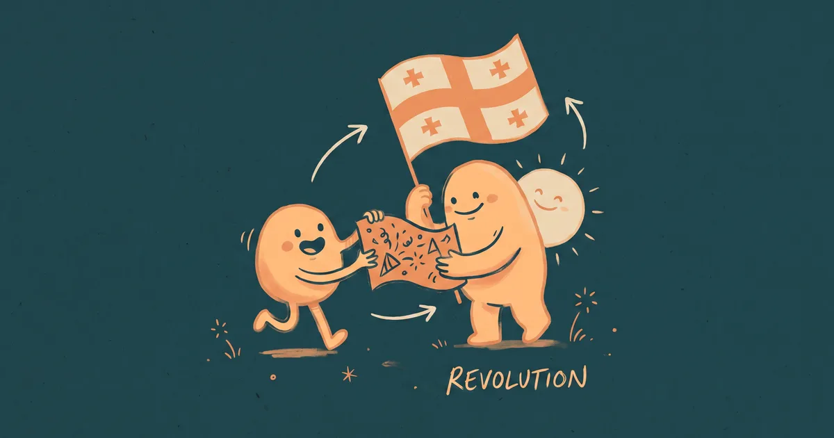 Georgia's Flag Was a Party Logo First. A Revolution Made It the Nation's.
