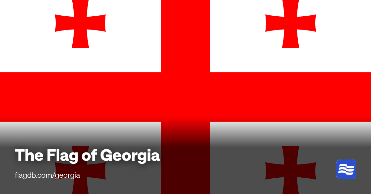 The Flag of Georgia - FlagDB - The Flag Database