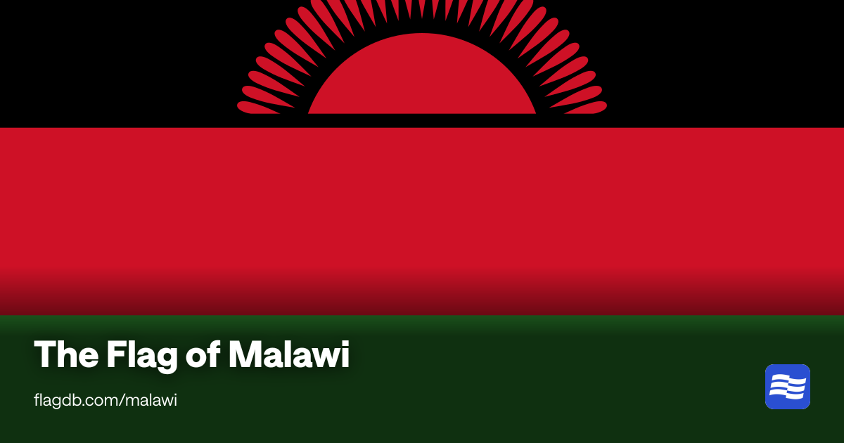 The Flag of Malawi - FlagDB - The Flag Database