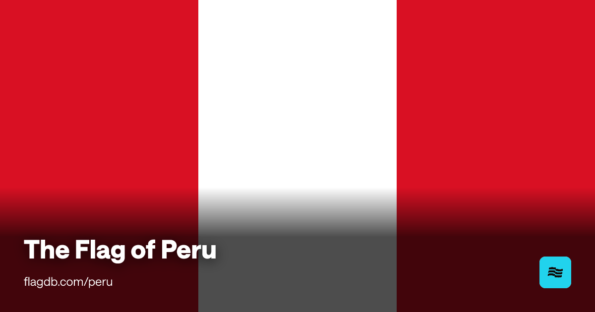 The Flag of Peru - FlagDB - The Flag Database