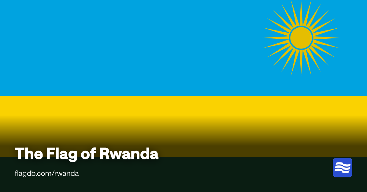 The Flag of Rwanda - FlagDB - The Flag Database