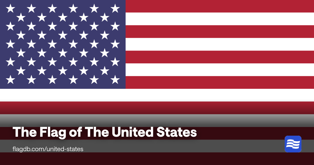 The Flag of The United States - FlagDB - The Flag Database